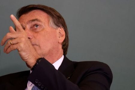 Presidente Jair Bolsonaro durante cerimônia em Brasília