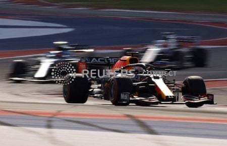 Max Verstappen, da Red Bull, durante treino livre para GP dos EUA de F1
