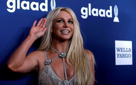 Britney Spears durante premiação em Beverly Hills