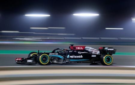 Hamilton, da Mercedes, no GP do Catar