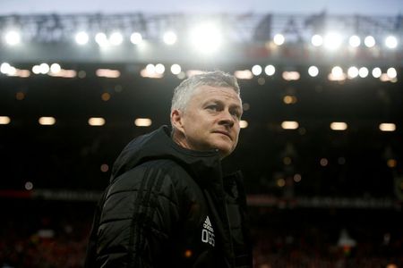 Ole Gunnar Solskjaer antes de partida do Manchester United contra Barcelona na Champions League