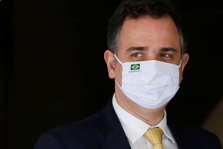 Presidente do Senado, Rodrigo Pacheco, em Brasília