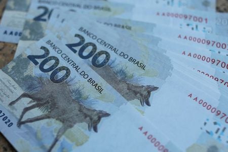 Notas de 200 reais