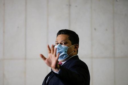 Presidente da Comissão de Constituição e Justiça do Senado, Davi Alcolumbre,  em Brasília