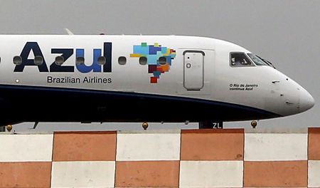 Aeronave da Azul no eropoto de Congonhas, São Paulo