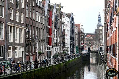 Rua em Amsterdã