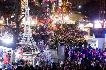 Luzes de Natal em Paris