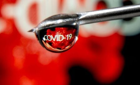 Foto de ilustração sobre a Covid-19