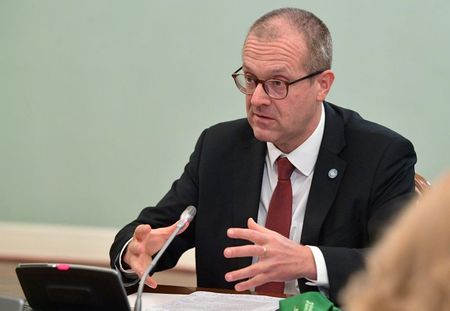 Diretor da OMS para a Europa, Hans Kluge, em Moscou