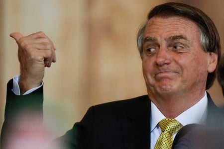 Presidente Jair Bolsonaro no Palácio do Planalto