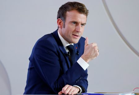 Presidente francês, Emmanuel Macron, em Paris