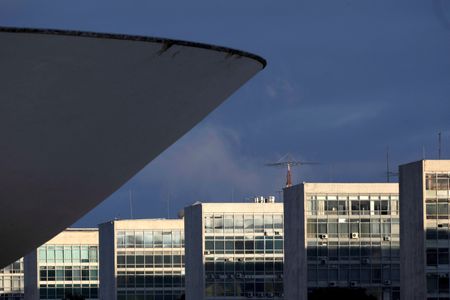 Vista da Esplanada dos Ministérios, em Brasília