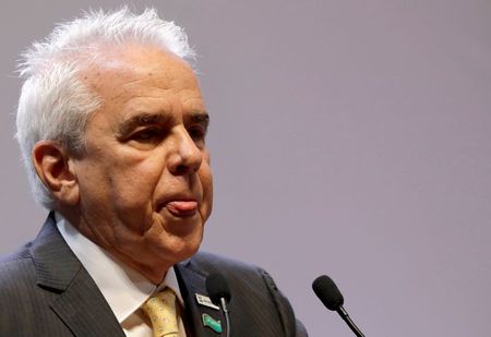 Presidente da Petrobras, Roberto Castello Branco, em sua cerimônia de posse