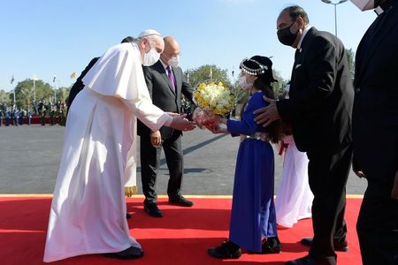 Papa Francisco desembarca no Iraque Papa Francisco desembarca no Iraque