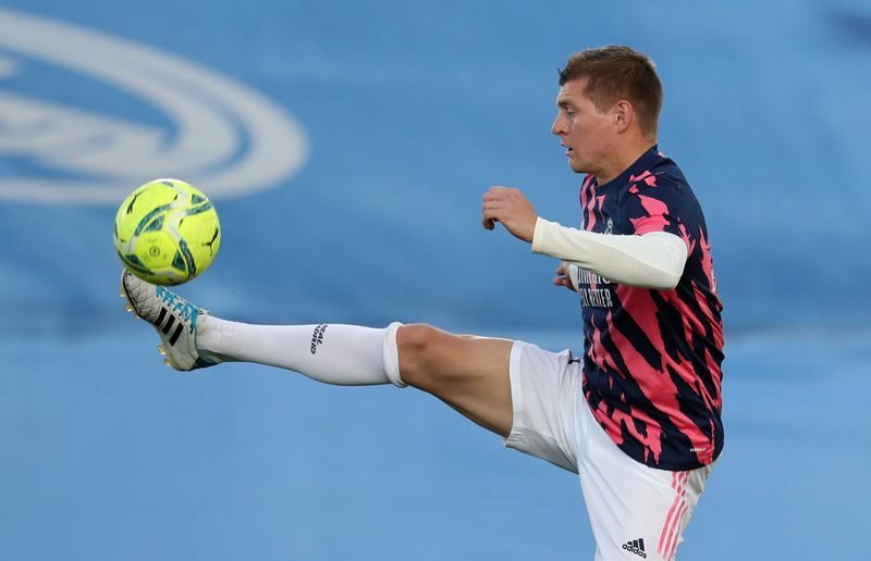 Kroos antes de jogo do Real Madrid contra o Sevilla REUTERS/Susana Vera