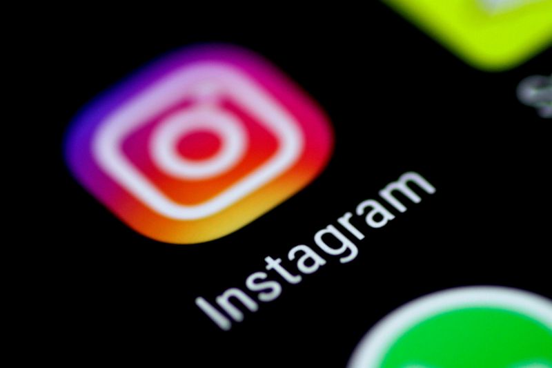 Ícone do aplicativo Instagram em celular
