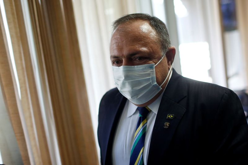 Ministro Pazuello durante CPI da Covid