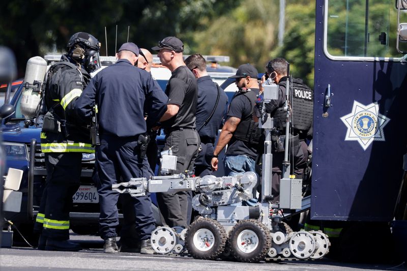 Polícia em local de tiroteio em San José, na Califórnia