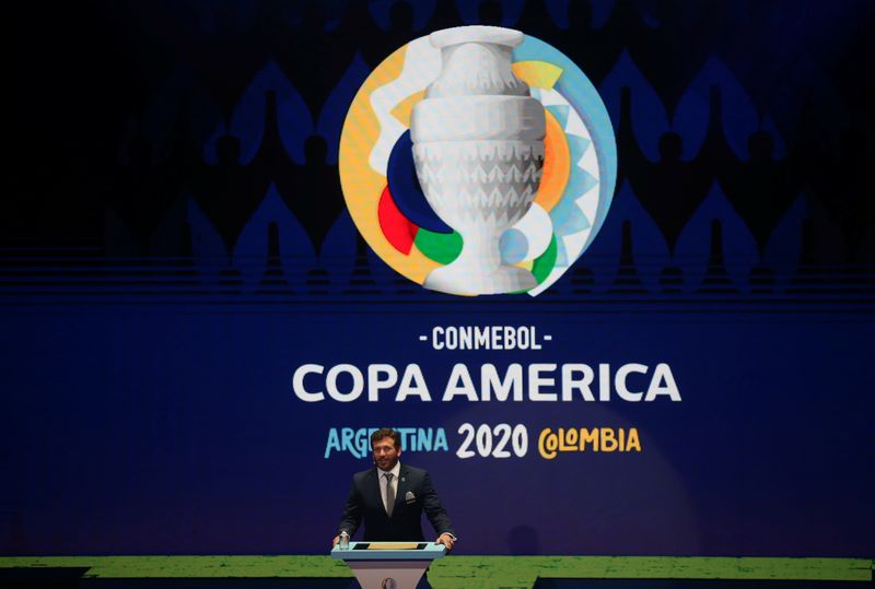 Cerimônia realizada pela Conmebol para a Copa América