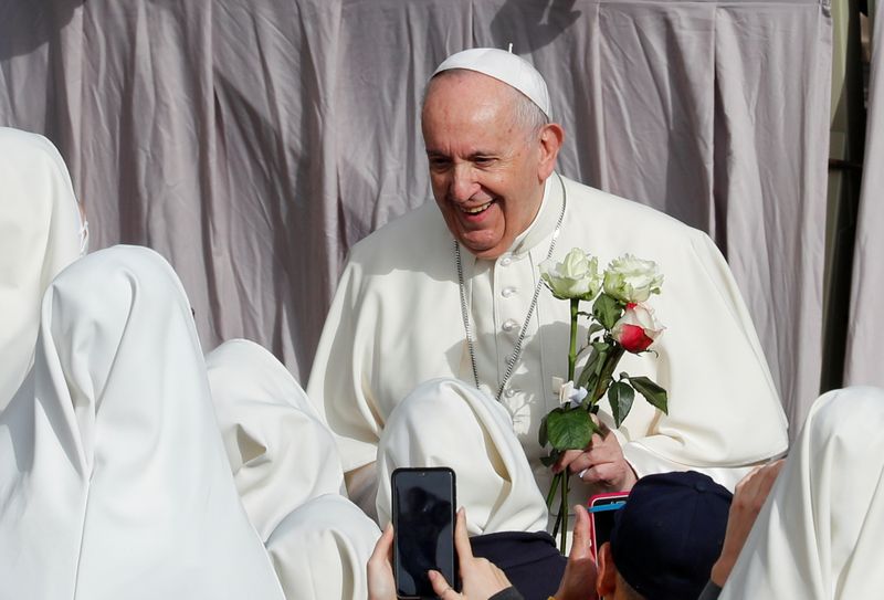 Papa Francisco tem audiência geral no Vaticano REUTERS/Remo Casilli