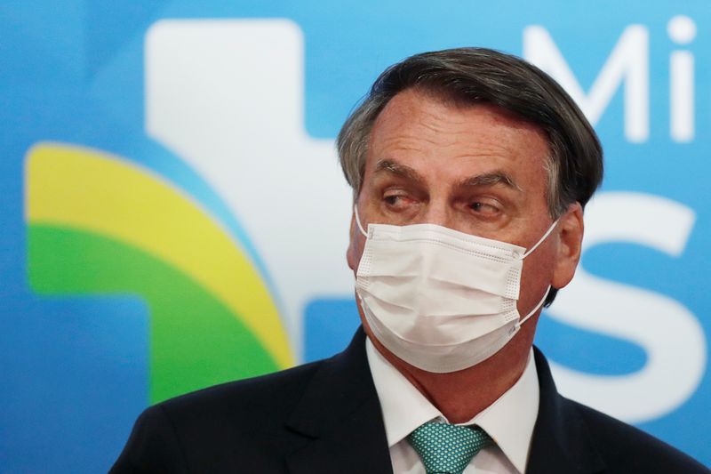 Presidente Jair Bolsonaro durante cerimônia em Brasília