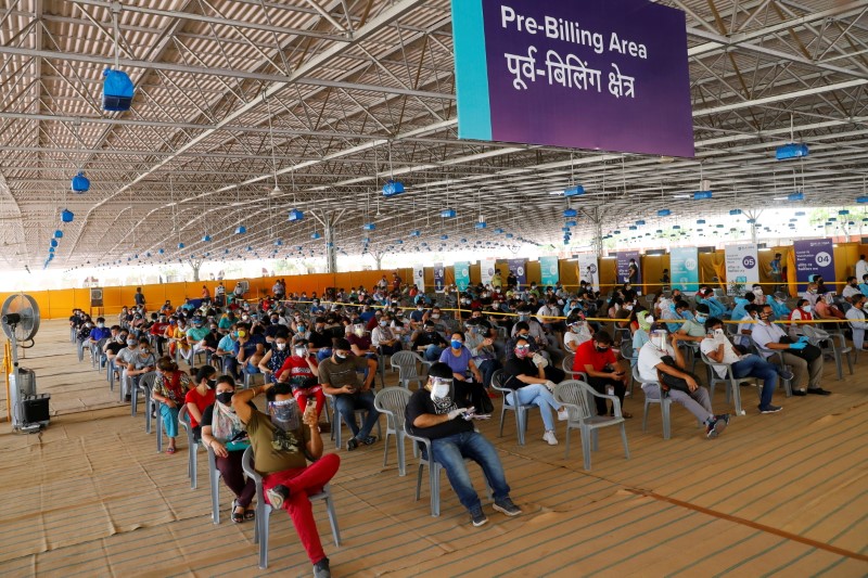 Vacinação contra Covid em Nova Délhi