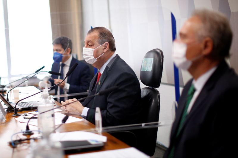 Reunião da CPI da Covid no Senado