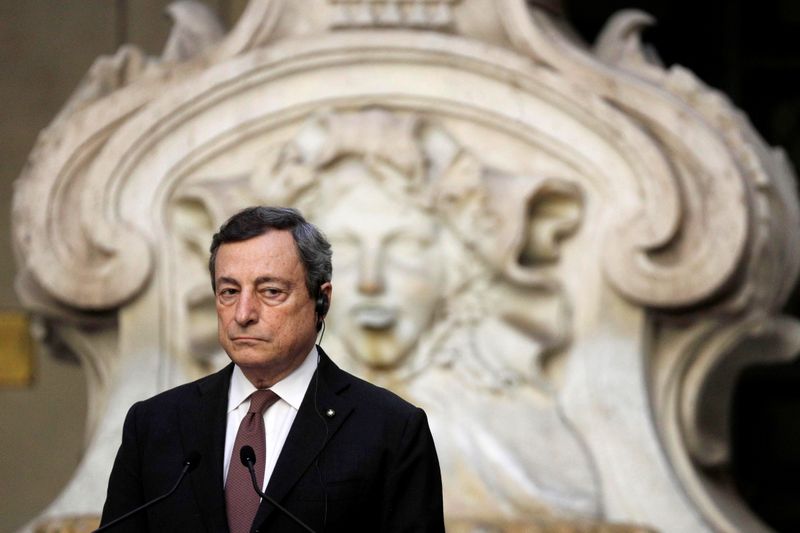 Primeiro-ministro italiano, Mario Draghi Primeiro-ministro italiano, Mario Draghi