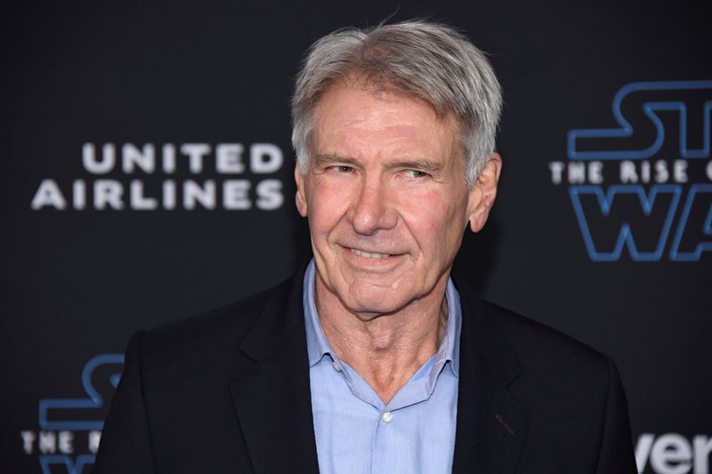 Harrison Ford durante pré-estreia de filme da franquia “Star Wars” em Los Angeles