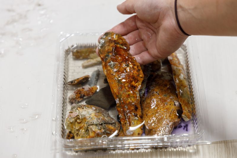 Itens encontrados no assentamento em Korcula