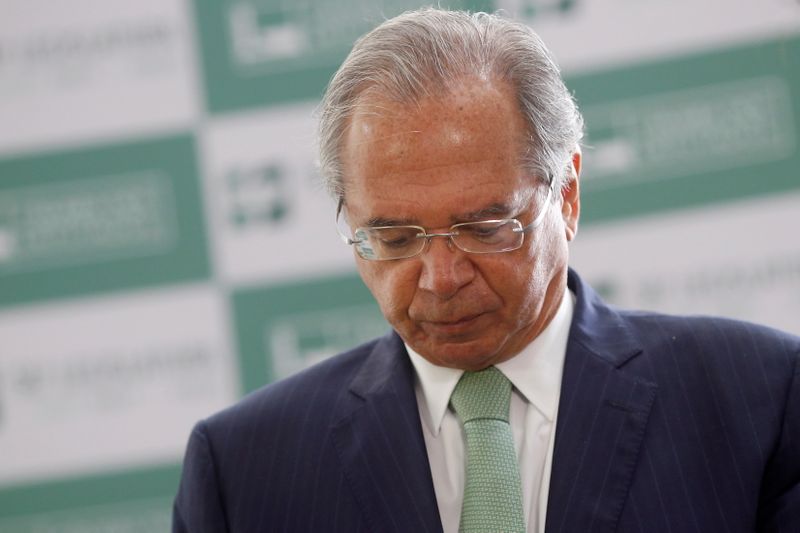 Ministro da Economia, Paulo Guedes, durante evento no Congresso