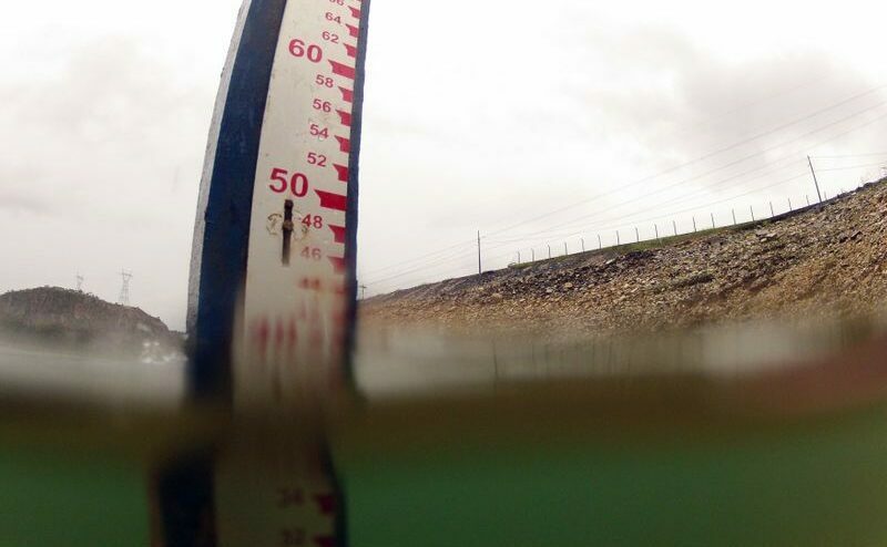 Instrumento para medição do nível d’água em reservatório da hidrelétrica de Furnas