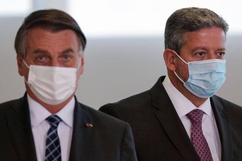 Presidente da Câmara, Arthur Lira, e presidente Jair Bolsonaro