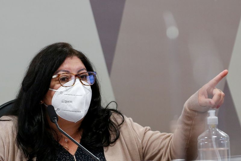 Servidora do Ministério da Saúde Regina Célia Oliveira depõe na CPI da Covid no Senado