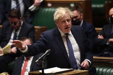 Primeiro-ministro britânico, Boris Johnson, fala no Parlamento