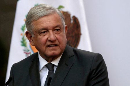 López Obrador em evento na Cidade do México