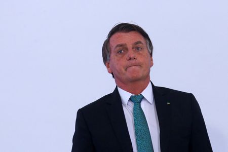 Presidente Jair Bolsonaro durante cerimônia no Palácio do Planalto