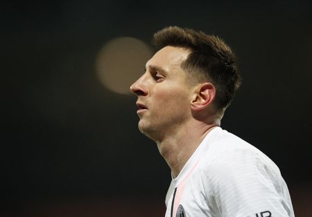 Lionel Messi em partida do PSG