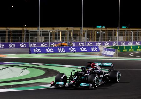 Lewis Hamilton durante o GP da Arábia Saudita Lewis Hamilton durante o GP da Arábia Saudita
