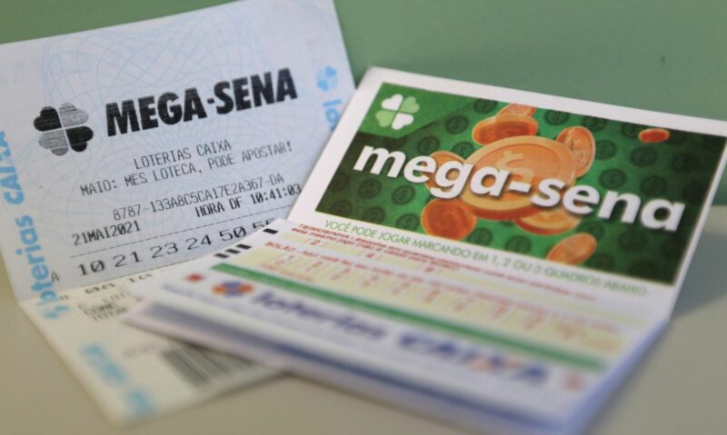 Bilhetes de aposta da mega-sena. Bilhetes de aposta da mega-sena.