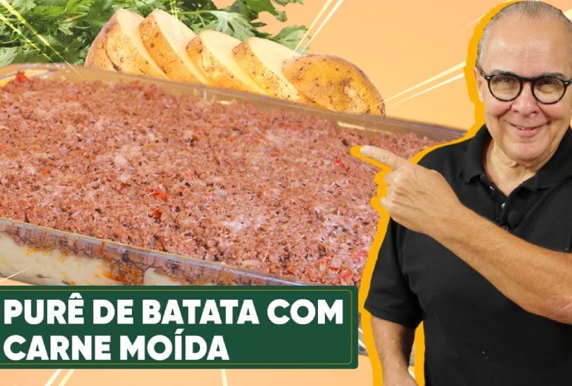 purê com carne moída purê com carne moída
