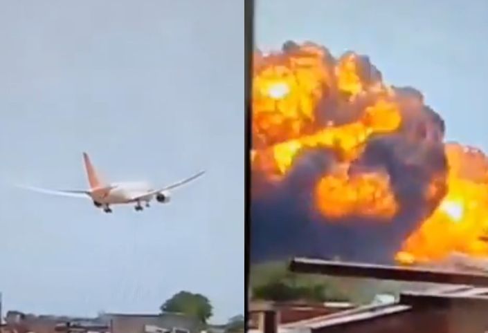 avião caiu índia