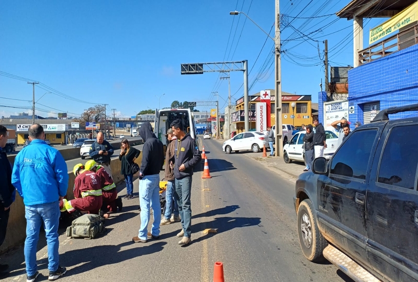 homem marmita atropelado caminhão br-373 ponta grossa