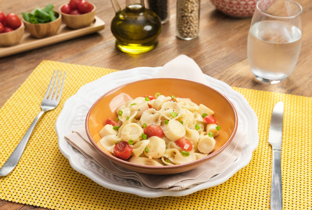 macarrão com palmito macarrão com palmito