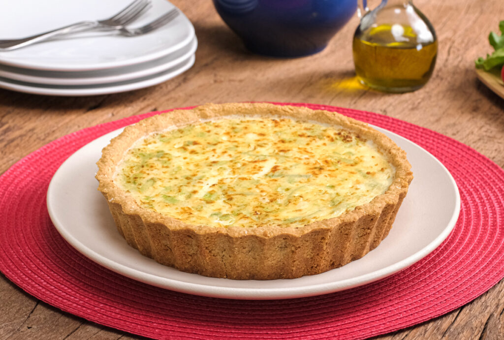 quiche de alho poró quiche de alho poró
