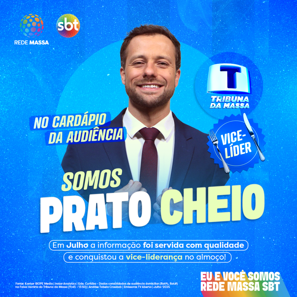 Tribuna da Massa vice-lider em Curitiba