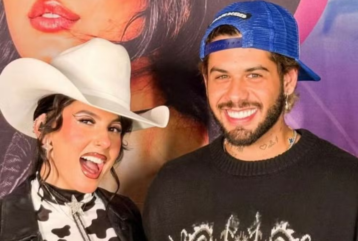 Zé Felipe canta com Ana Castela e fãs gritam para que se beijem