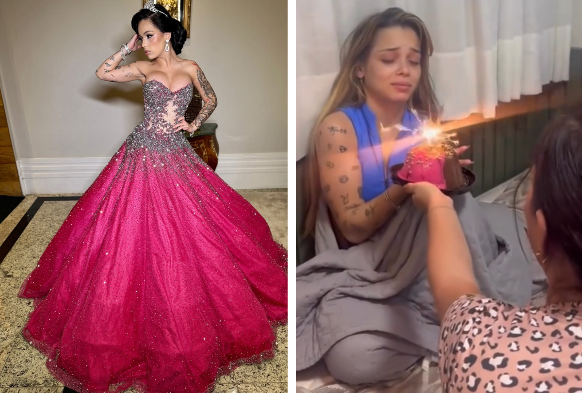 Kamylinha chora em aniversário de 18 anos pela falta de Hytalo Santos