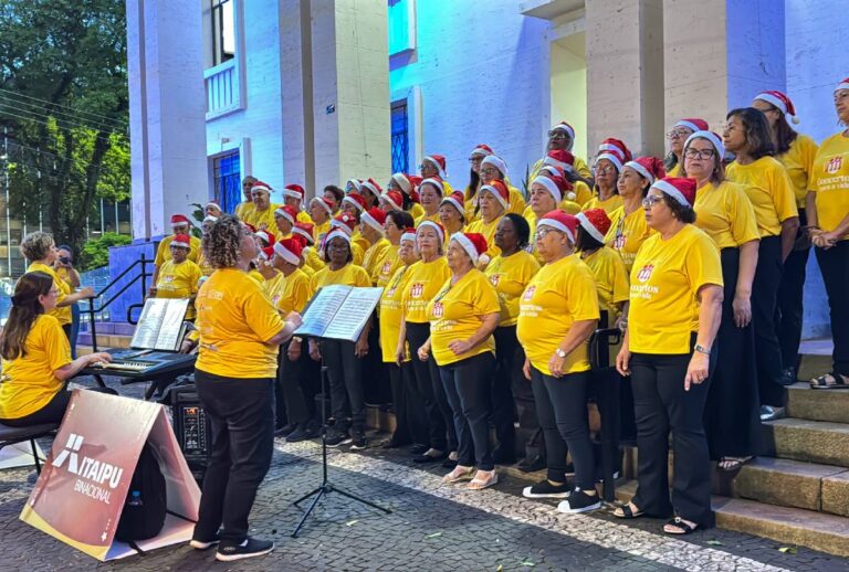 Coral Concertos Para a Vida, com patrocínio da Itaipu Binacional