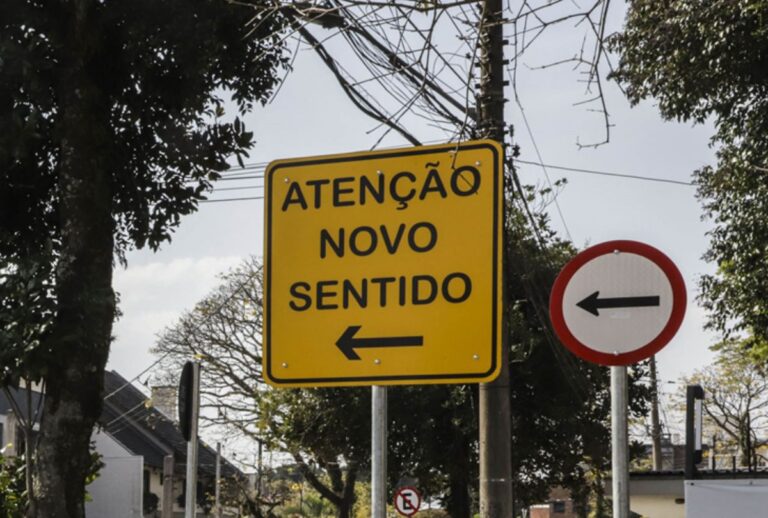 mudança no trânsito curitiba